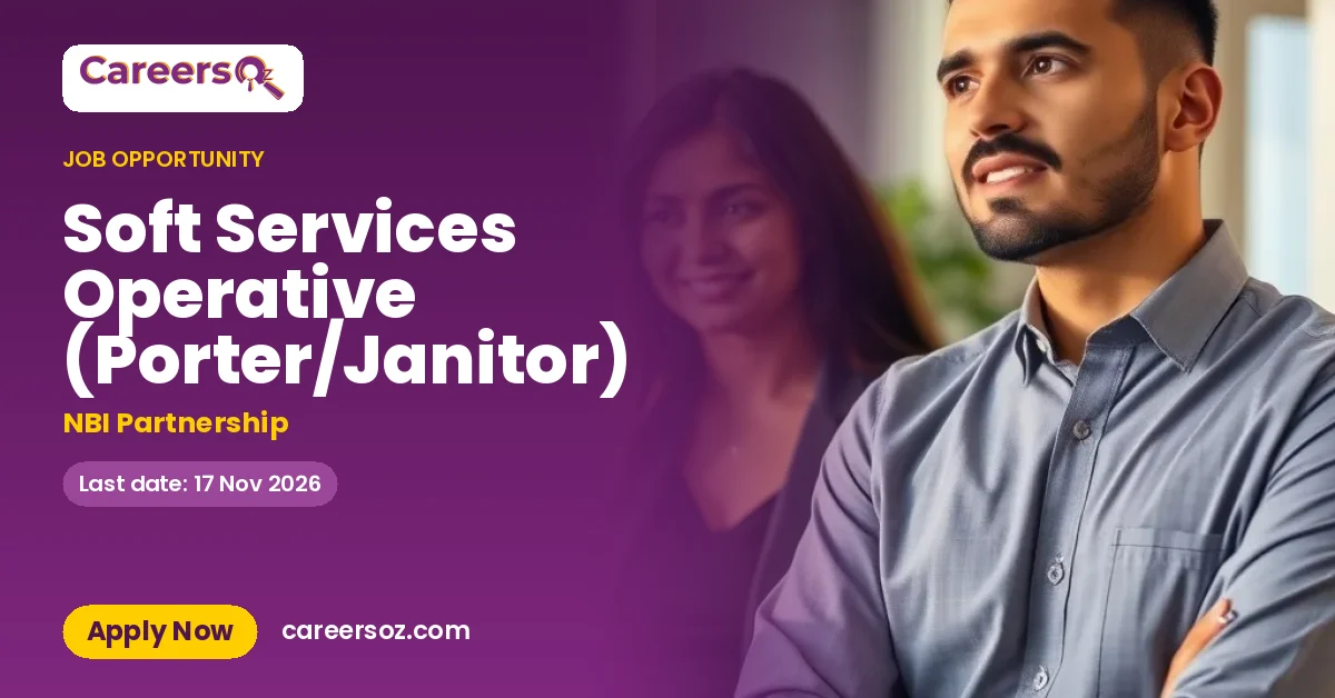 Soft Services Operative (Porter/Janitor) – NBI Partnership