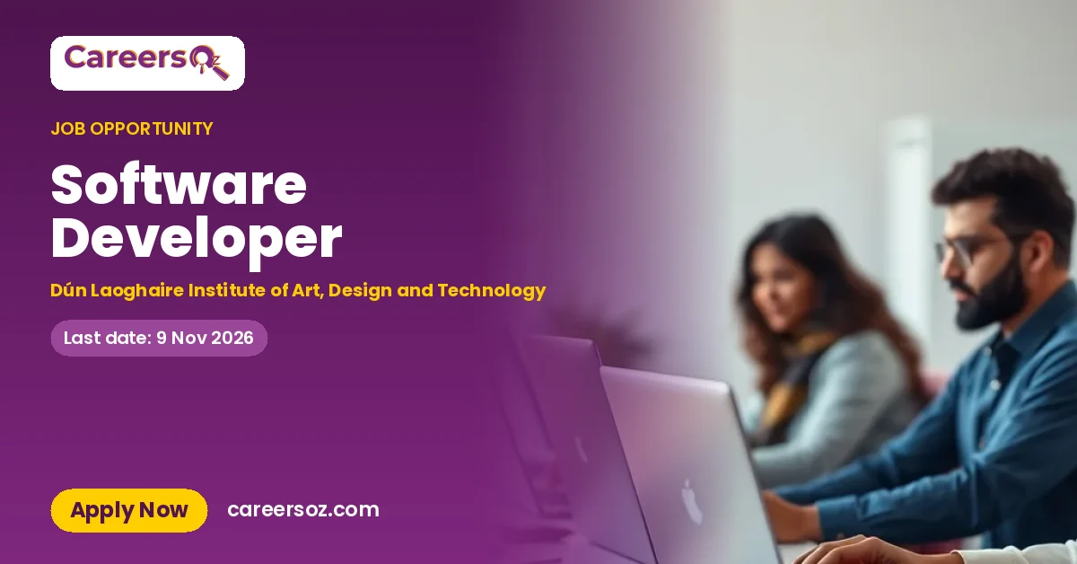 Software Developer – Dún Laoghaire Institute of Art, Design and Technology