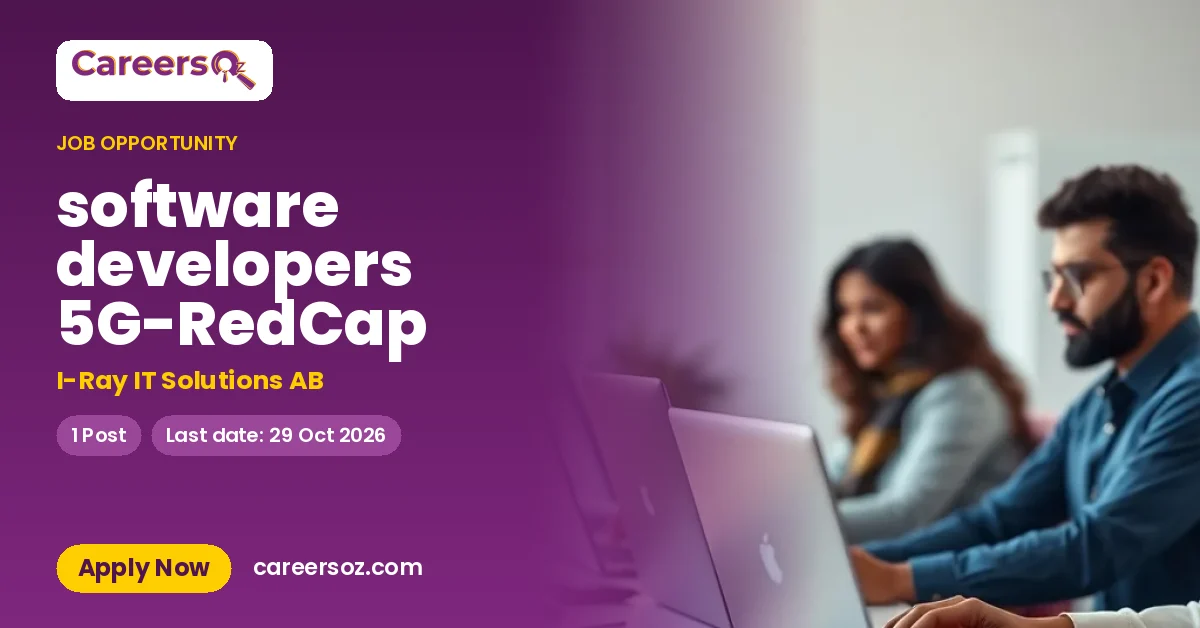 software developers 5G-RedCap – I-Ray IT Solutions AB
