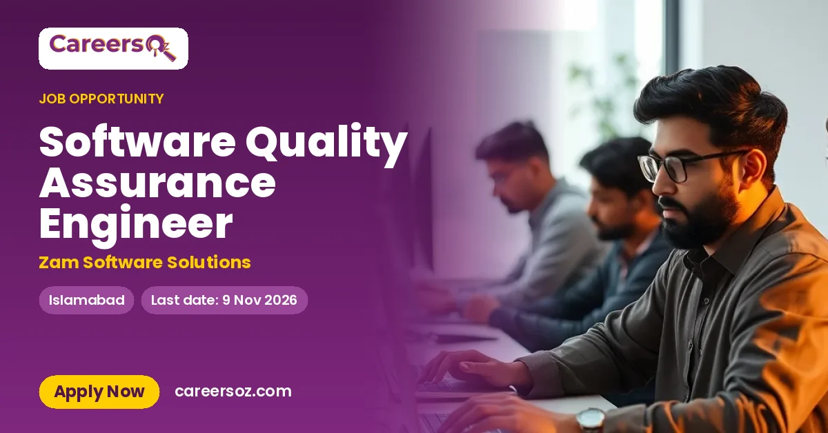Software Quality Assurance Engineer – Zam Software Solutions
