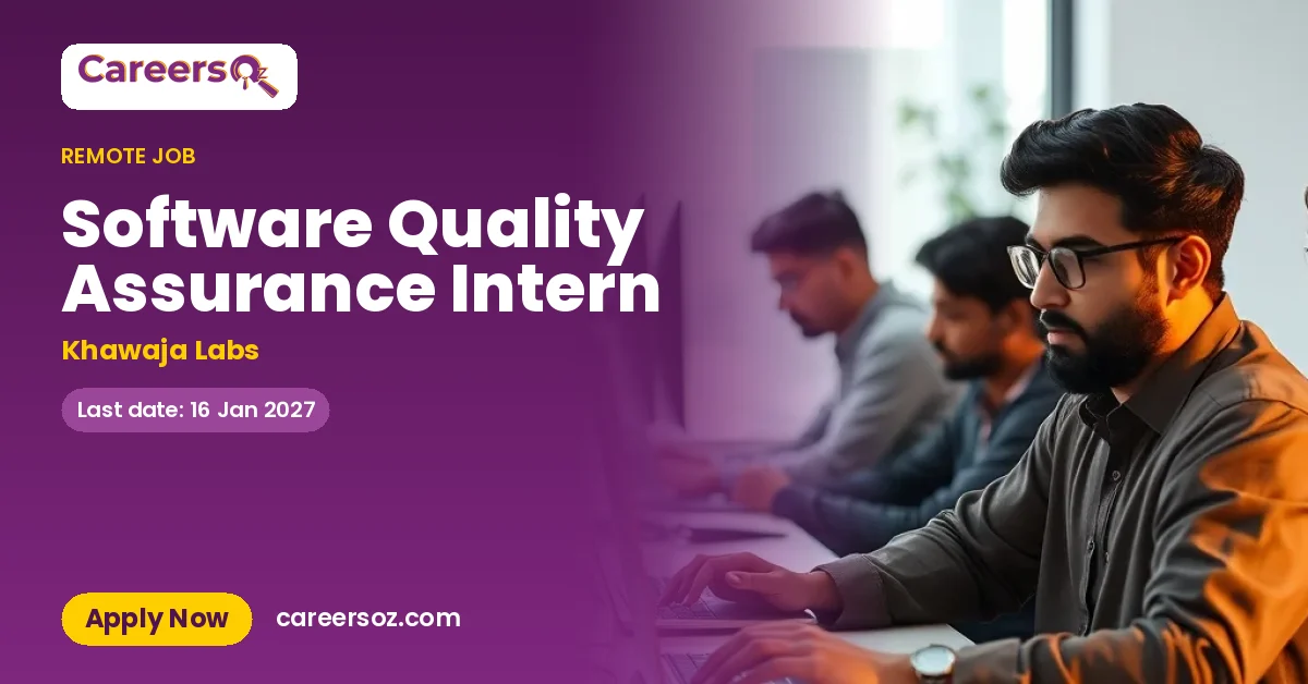 Software Quality Assurance Intern – Khawaja Labs