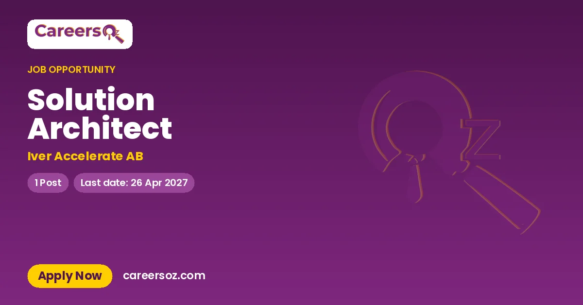 Solution Architect – Iver Accelerate AB