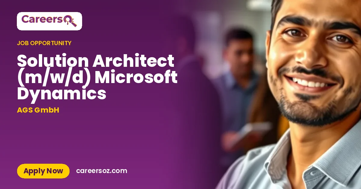 Solution Architect (m/w/d) Microsoft Dynamics – AGS GmbH