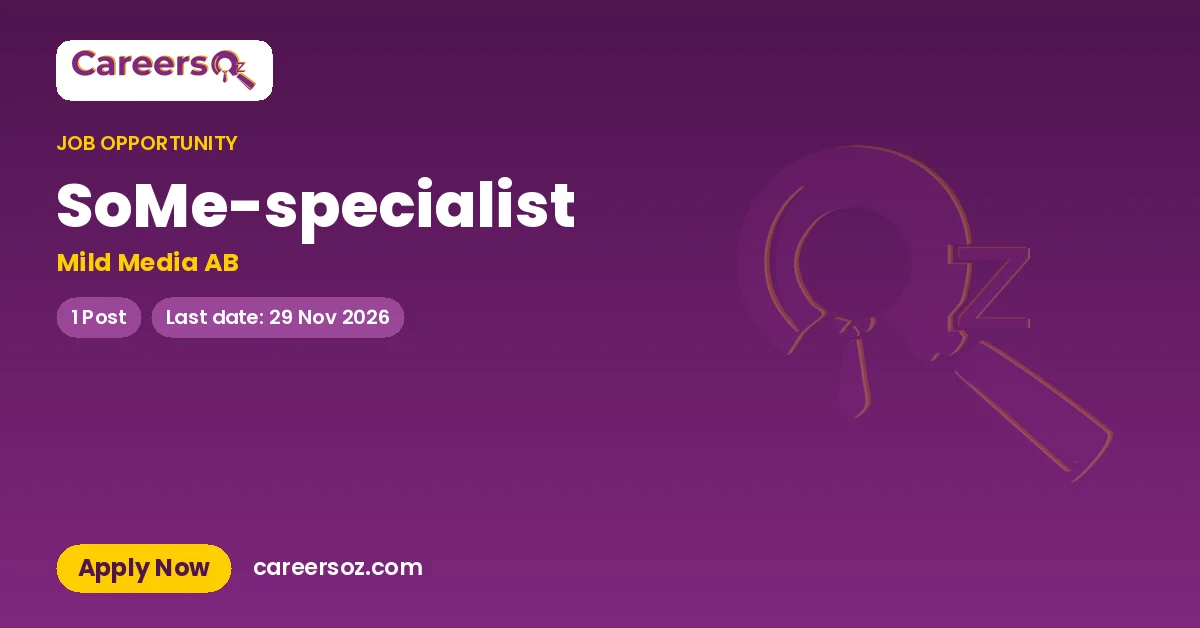 SoMe-specialist – Mild Media AB