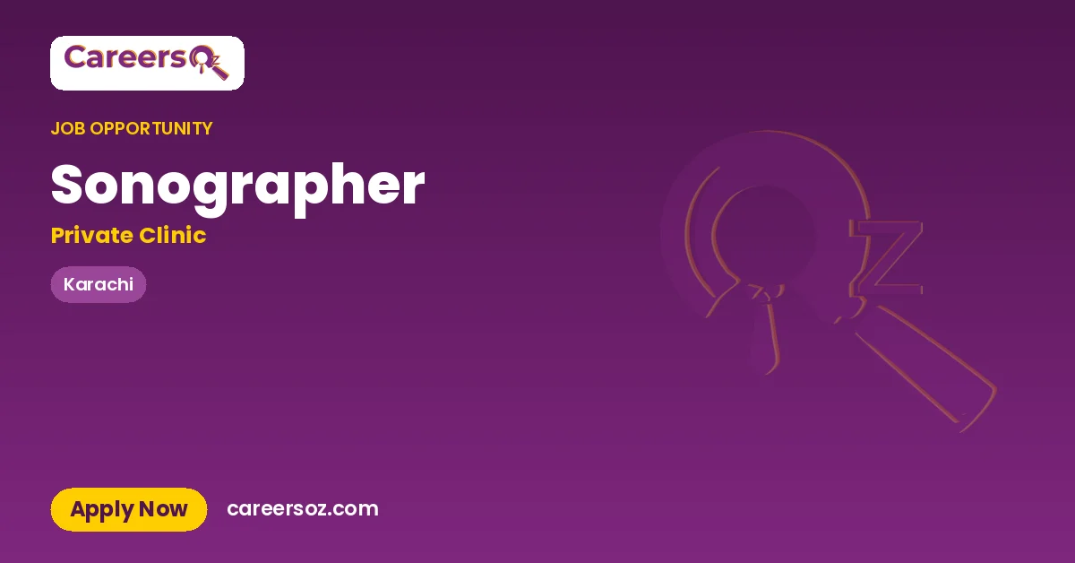 Sonographer – Private Clinic