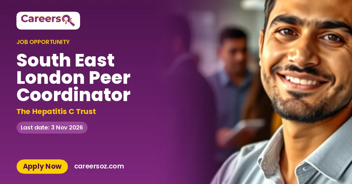 South East London Peer Coordinator – The Hepatitis C Trust