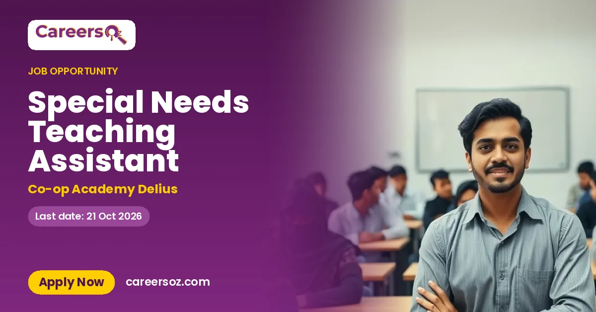 Special Needs Teaching Assistant – Co-op Academy Delius