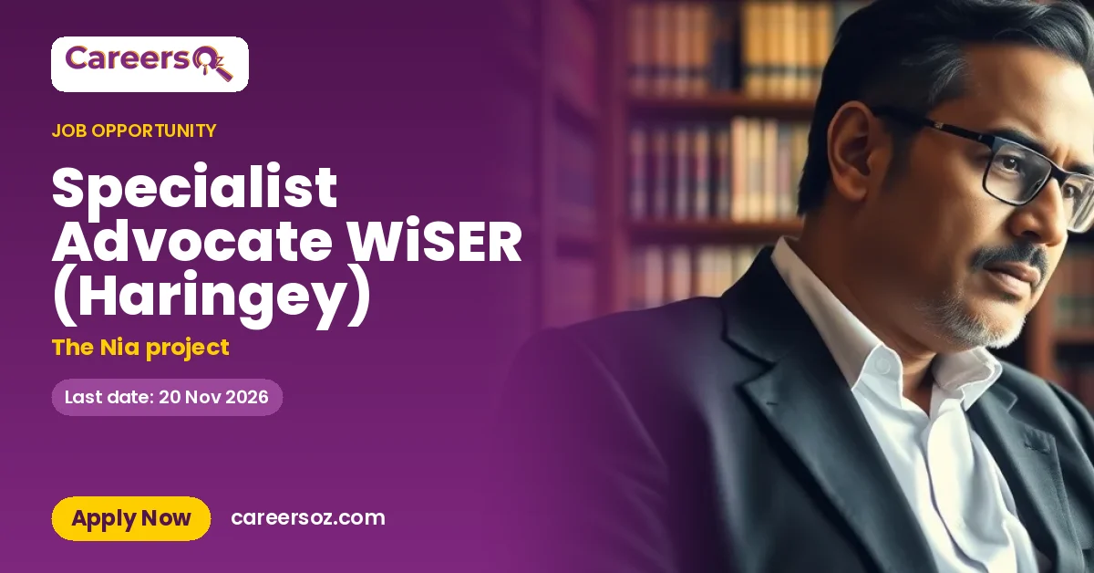 Specialist Advocate WiSER (Haringey) – The Nia project
