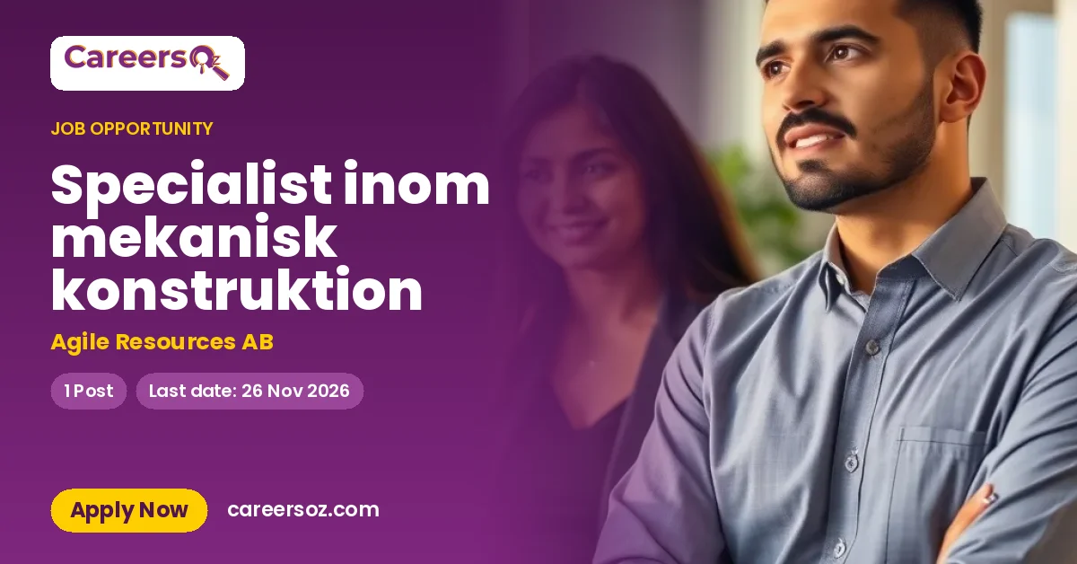 Specialist inom mekanisk konstruktion – Agile Resources AB