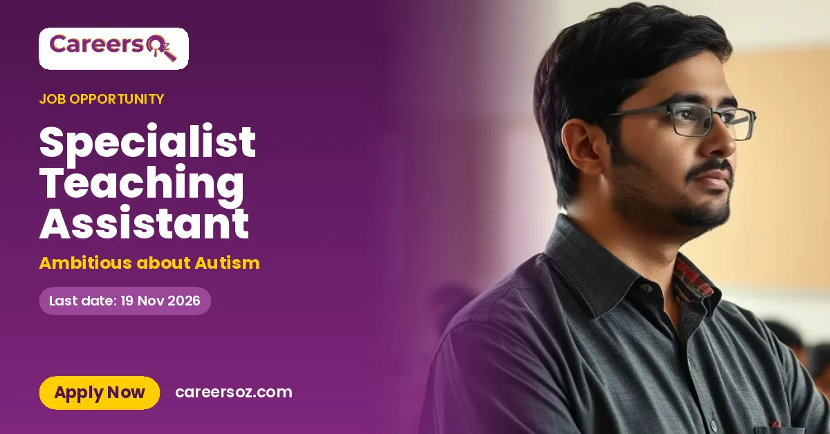 Specialist Teaching Assistant – Ambitious about Autism