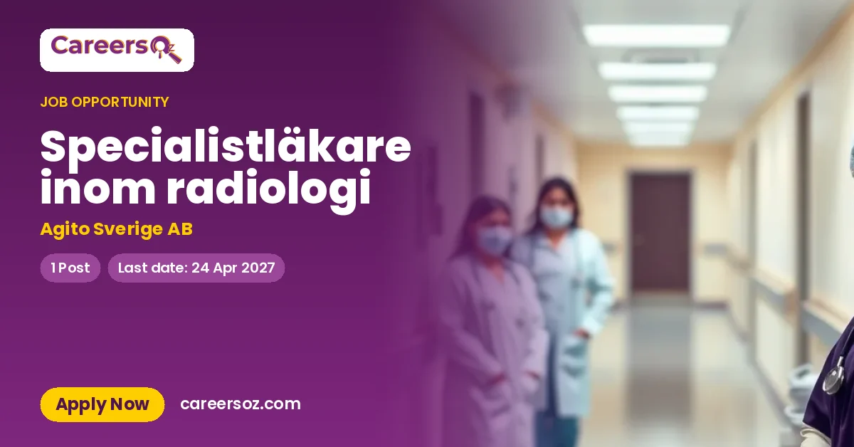 Specialistläkare inom radiologi – Agito Sverige AB