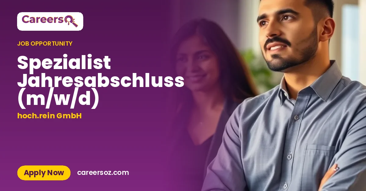 Spezialist Jahresabschluss (m/w/d) – hoch.rein GmbH