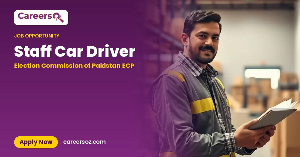 Staff Car Driver – Election Commission of Pakistan ECP