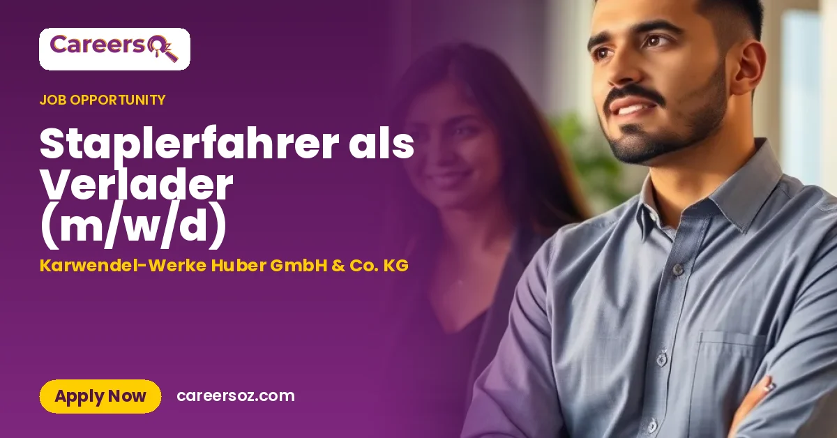 Staplerfahrer als Verlader (m/w/d) – Karwendel-Werke Huber GmbH & Co. KG