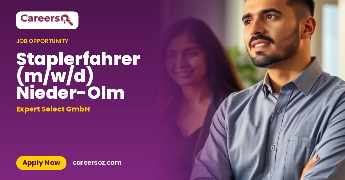 Staplerfahrer (m/w/d) Nieder-Olm – Expert Select GmbH