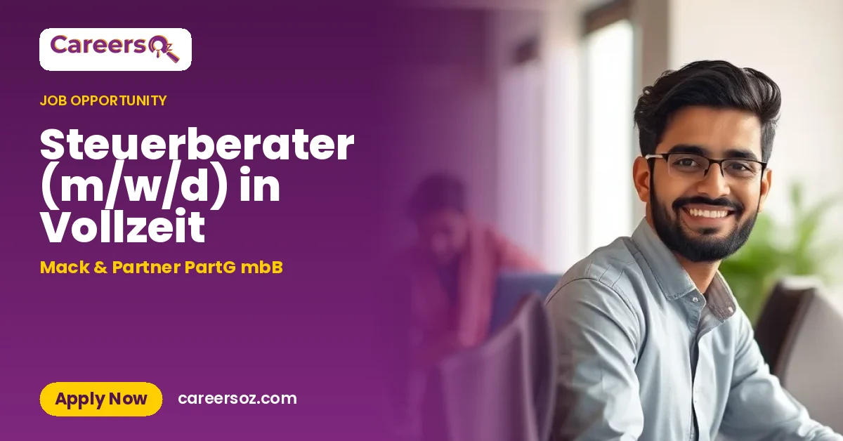 Steuerberater (m/w/d) in Vollzeit – Mack & Partner PartG mbB