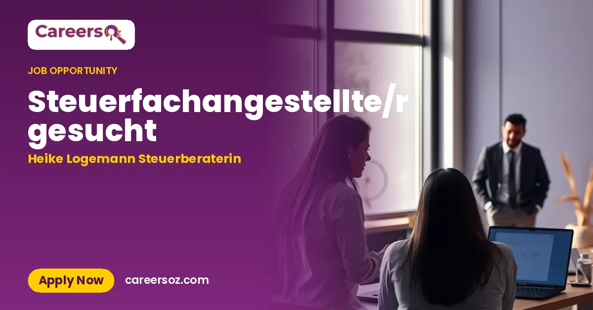 Steuerfachangestellte/r gesucht – Heike Logemann Steuerberaterin