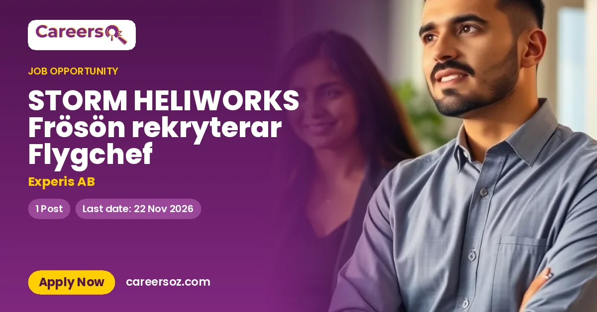 STORM HELIWORKS Frösön rekryterar Flygchef – Experis AB