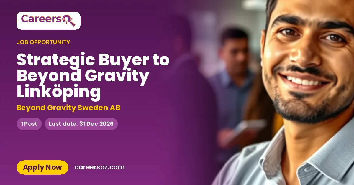 Strategic Buyer to Beyond Gravity Linköping – Beyond Gravity Sweden AB