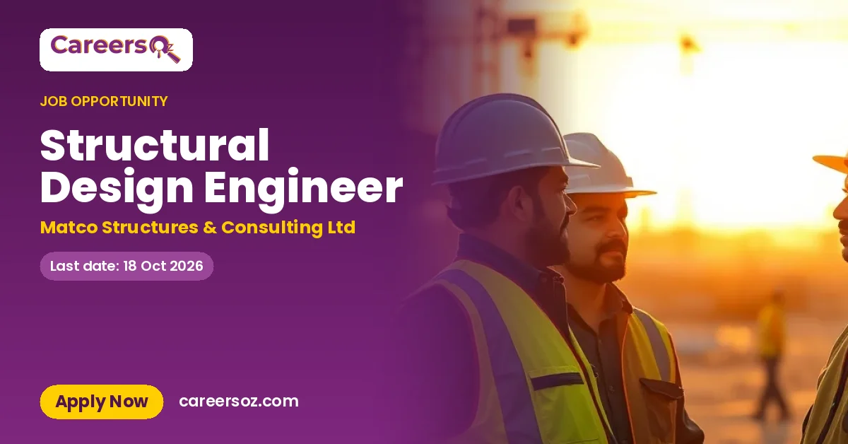 Structural Design Engineer – Matco Structures & Consulting Ltd