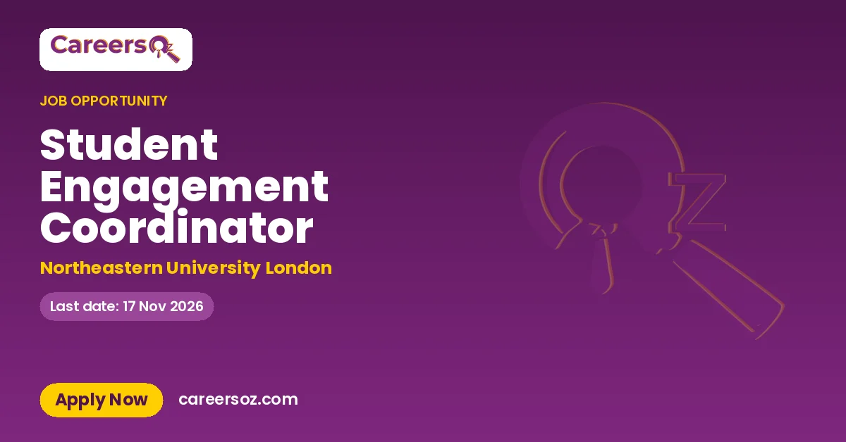 Student Engagement Coordinator – Northeastern University London