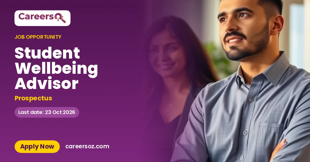 Student Wellbeing Advisor – Prospectus