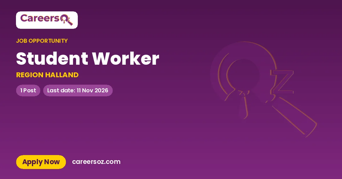 Student Worker – REGION HALLAND