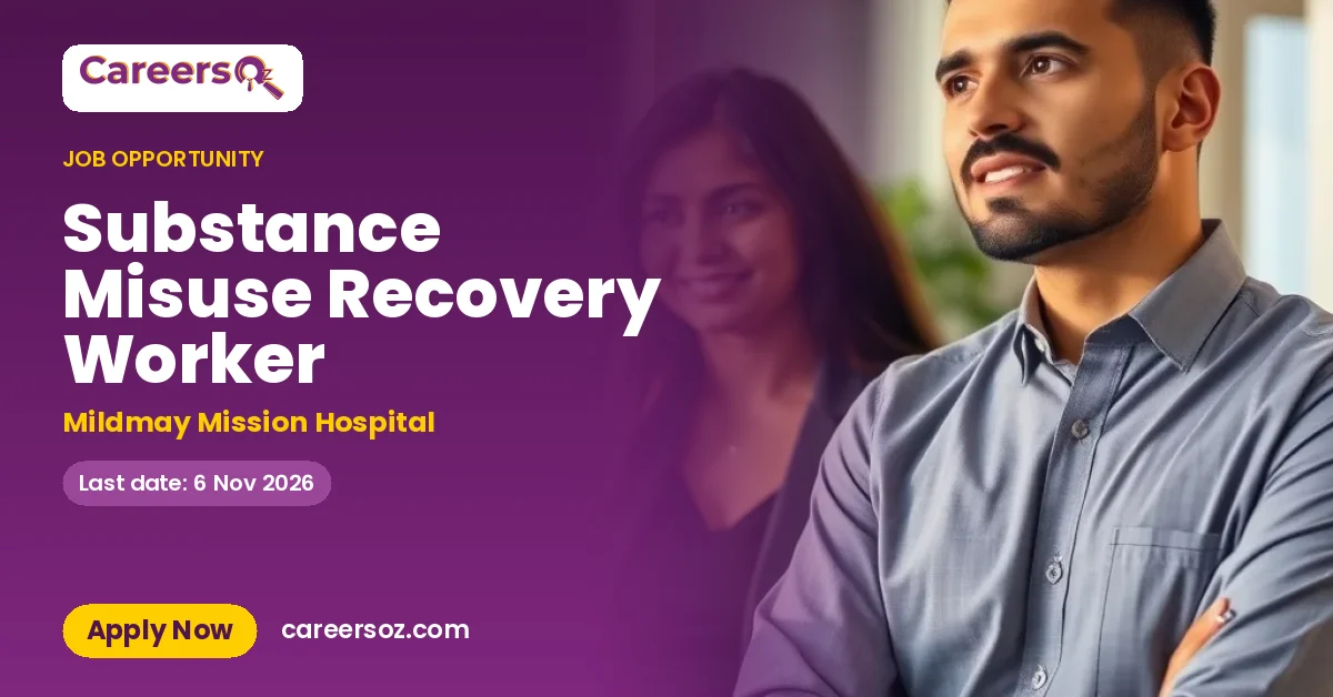 Substance Misuse Recovery Worker – Mildmay Mission Hospital