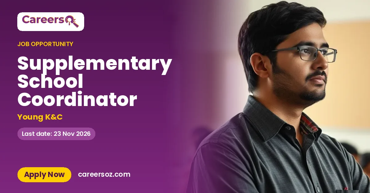 Supplementary School Coordinator – Young K&C