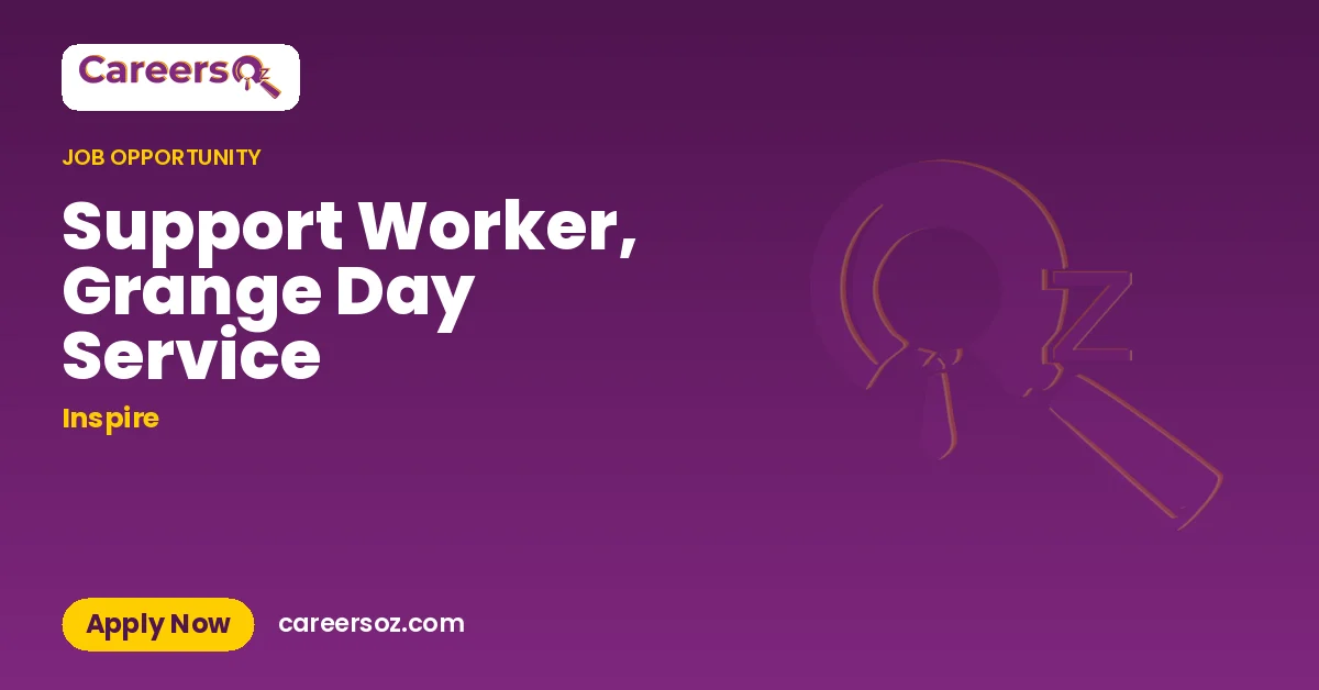 Support Worker, Grange Day Service – Inspire