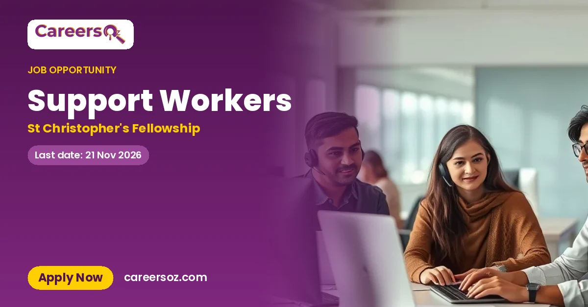 Support Workers – St Christopher's Fellowship