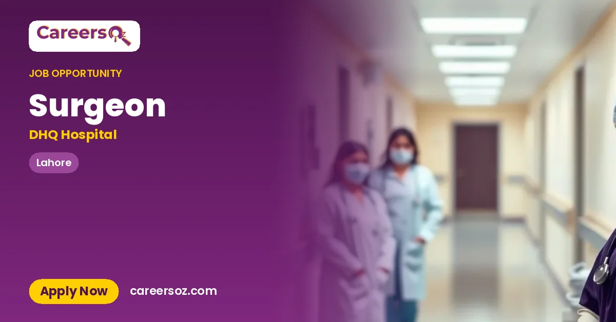 Surgeon – DHQ Hospital