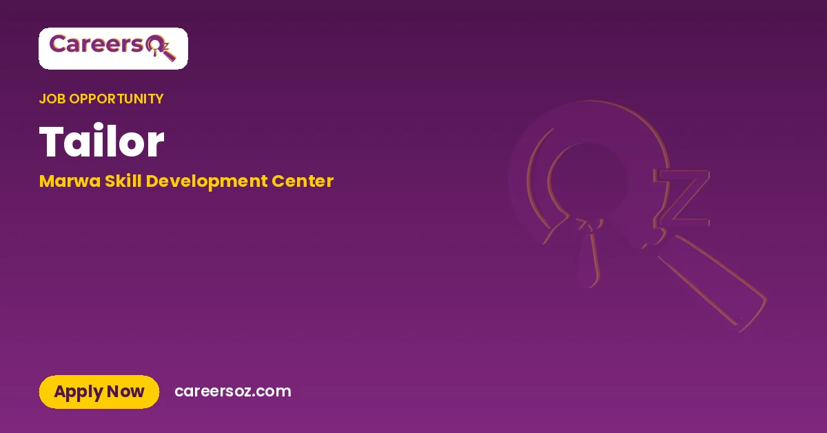 Tailor – Marwa Skill Development Center