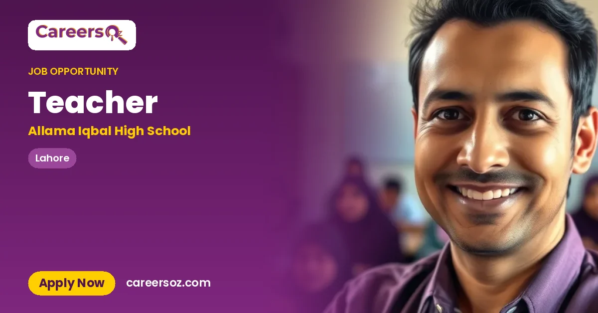 Teacher – Allama Iqbal High School