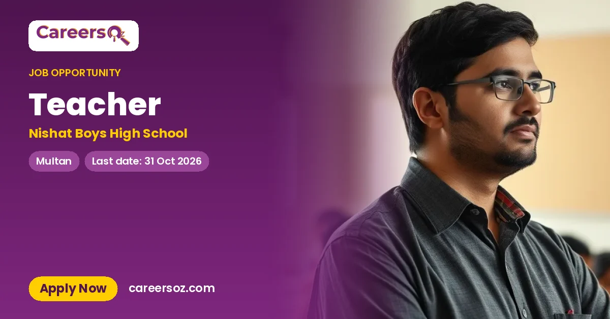Teacher – Nishat Boys High School