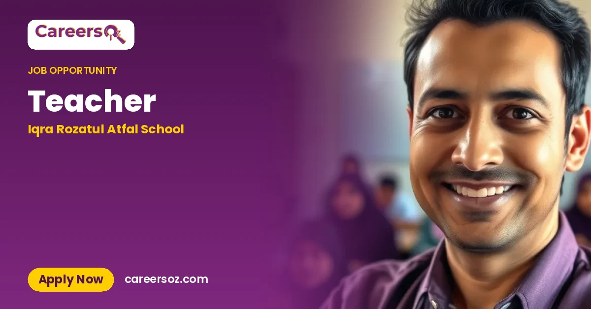 Teacher – Iqra Rozatul Atfal School