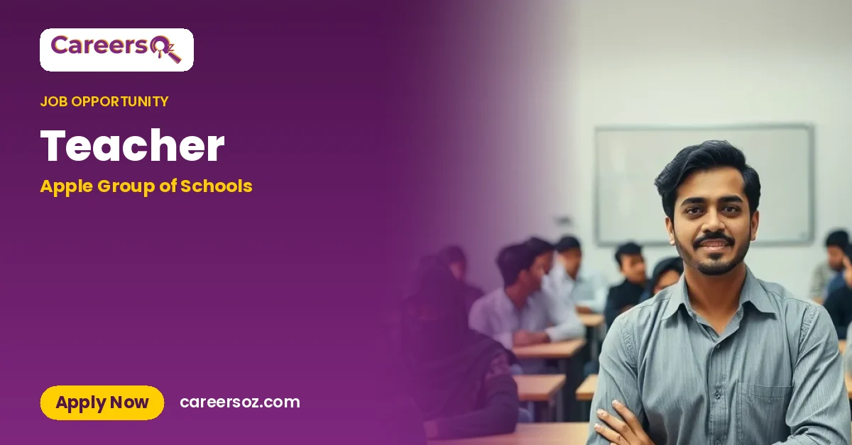 Teacher – Apple Group of Schools