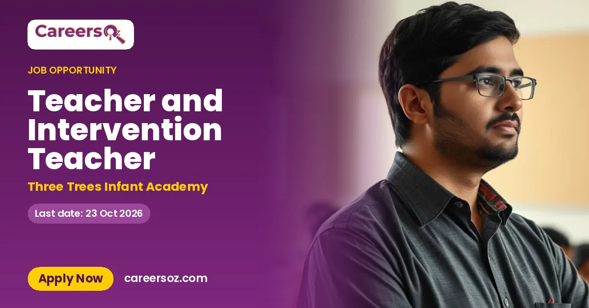 Teacher and Intervention Teacher – Three Trees Infant Academy