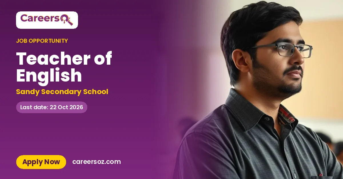 Teacher of English – Sandy Secondary School