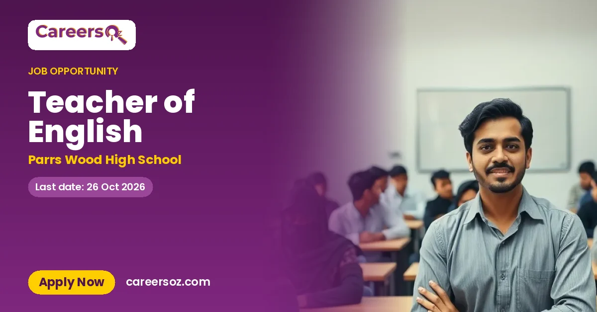 Teacher of English – Parrs Wood High School