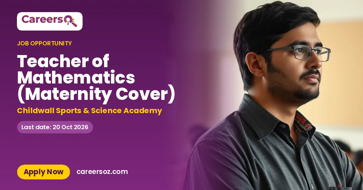 Teacher of Mathematics (Maternity Cover) – Childwall Sports & Science Academy