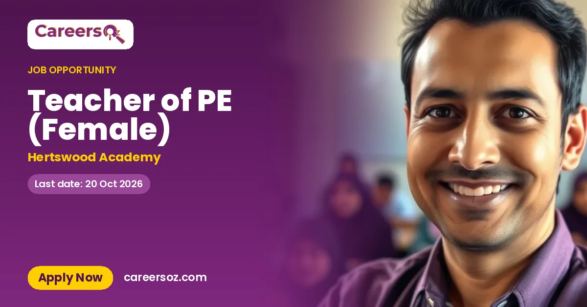 Teacher of PE (Female) – Hertswood Academy