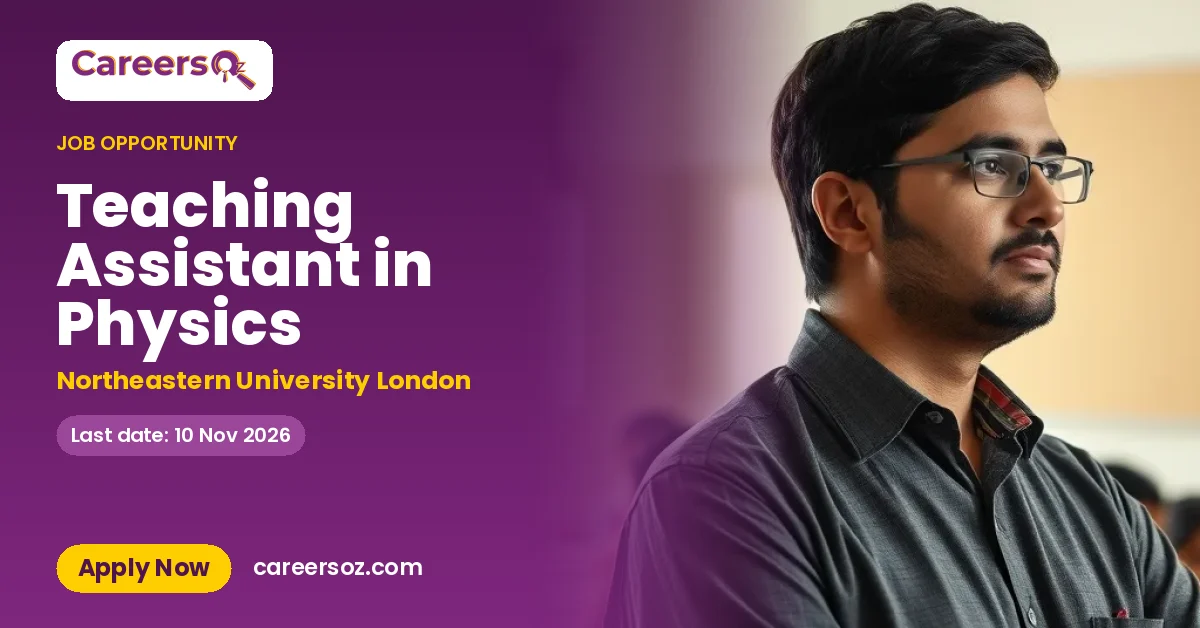 Teaching Assistant in Physics – Northeastern University London