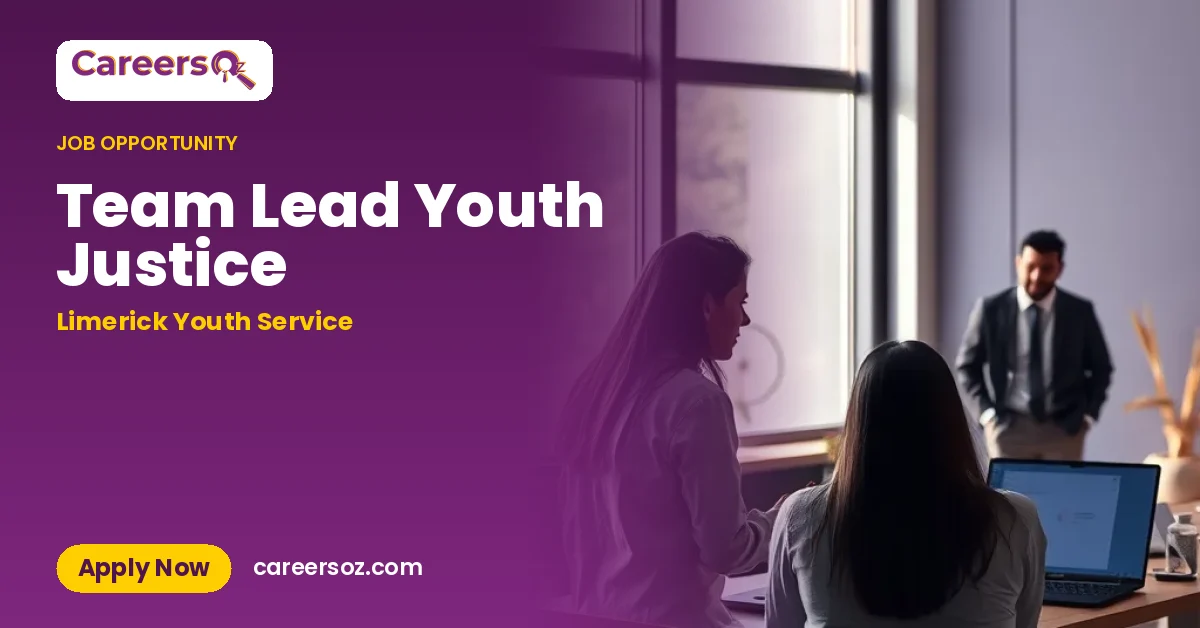 Team Lead Youth Justice – Limerick Youth Service