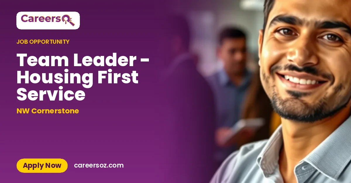 Team Leader - Housing First Service – NW Cornerstone