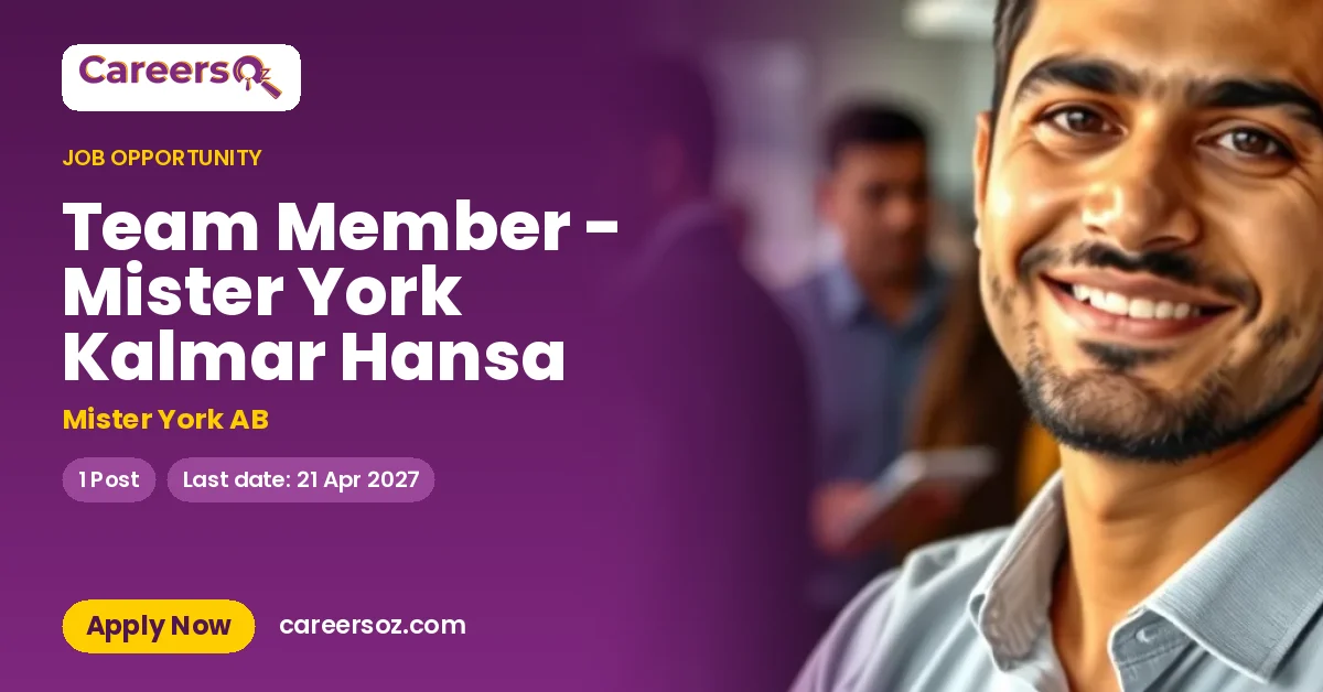 Team Member - Mister York Kalmar Hansa – Mister York AB