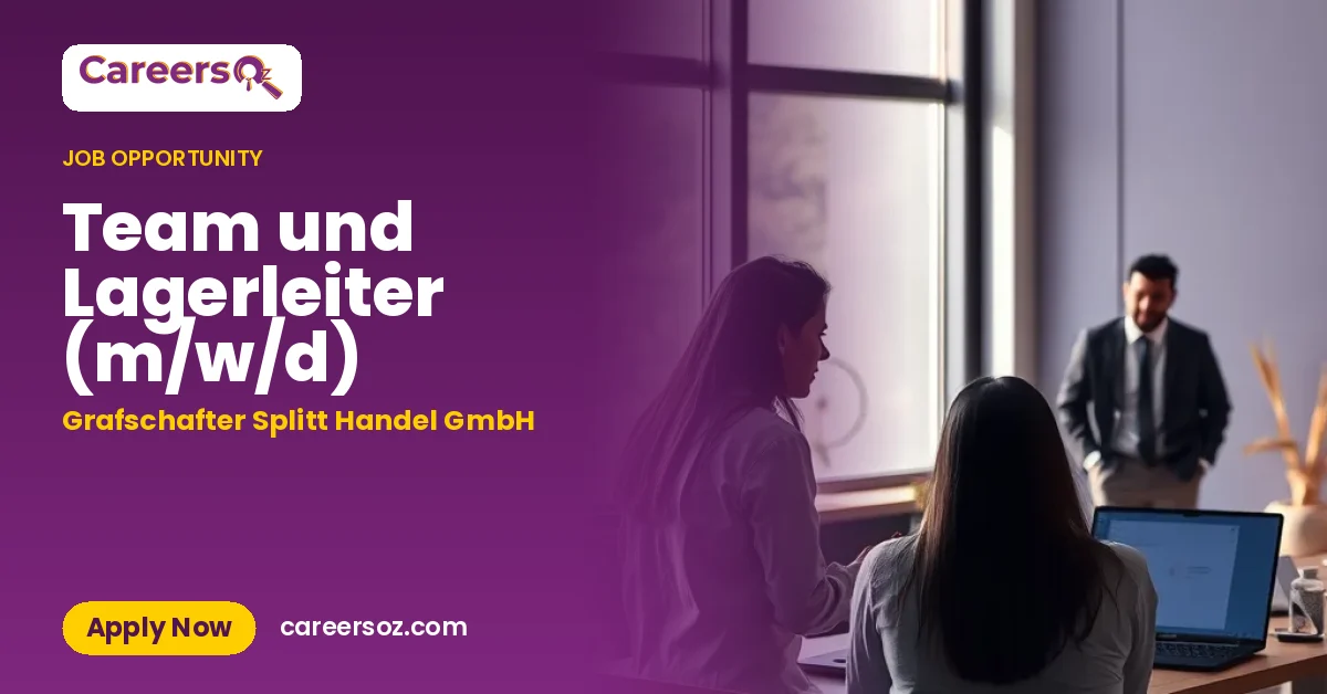 Team und Lagerleiter (m/w/d) – Grafschafter Splitt Handel GmbH