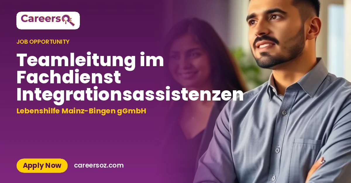Teamleitung im Fachdienst Integrationsassistenzen – Lebenshilfe Mainz-Bingen gGmbH