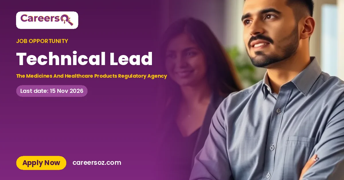 Technical Lead – The Medicines And Healthcare Products Regulatory Agency