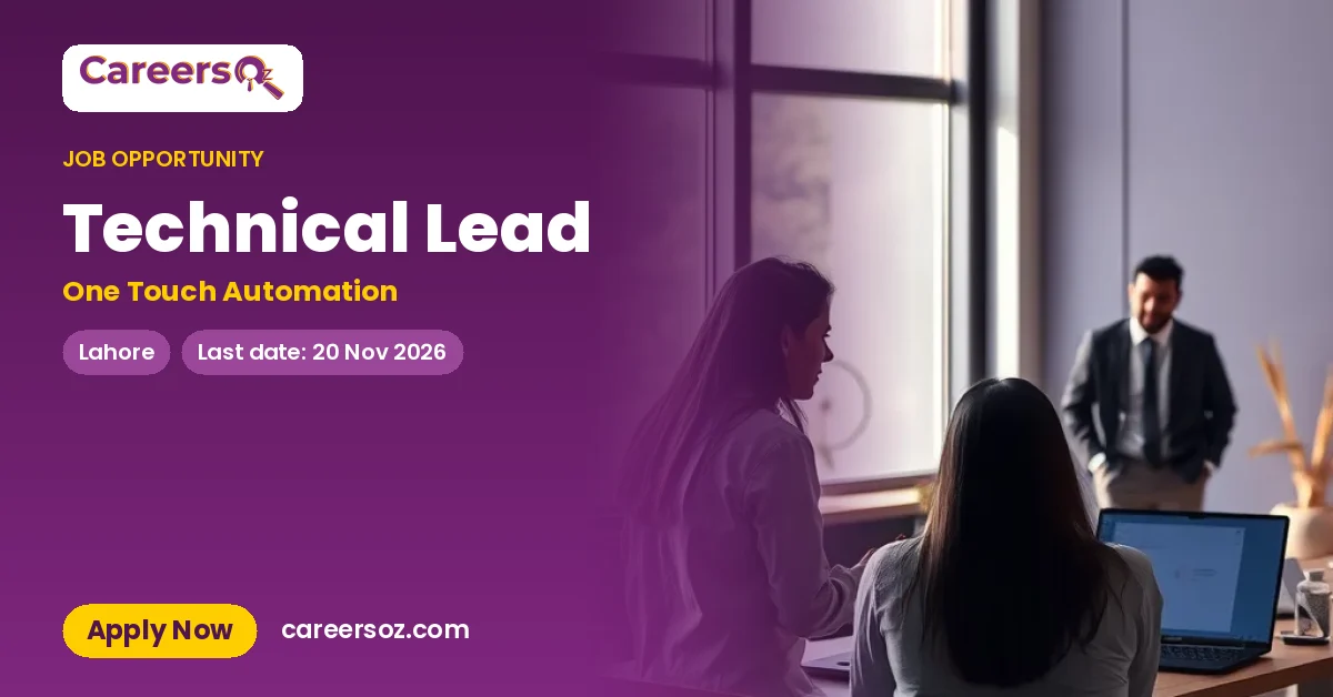 Technical Lead – One Touch Automation
